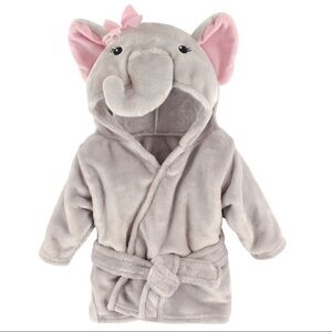 Hudson Baby Infant Pretty Elephant Bathrobe